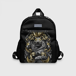 Детский рюкзак Золотой лев, цвет: 3D-принт