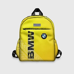 Детский рюкзак BMW СЛЕДЫ ШИН БМВ, цвет: 3D-принт