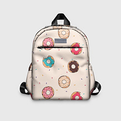 Детский рюкзак Кусанные пончики, цвет: 3D-принт