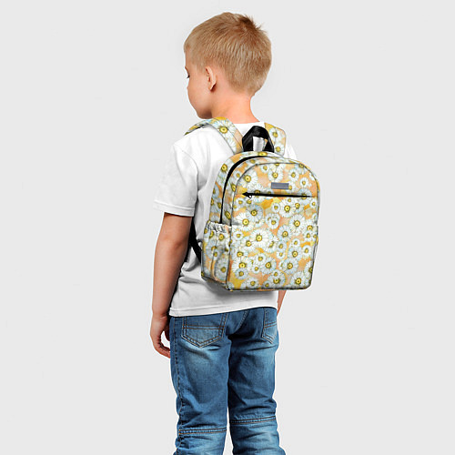 Детский рюкзак Раз - ромашка, два - ромашка / 3D-принт – фото 5
