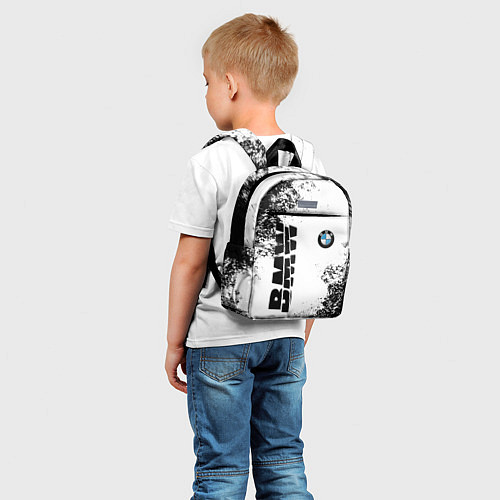 Детский рюкзак BMW БМВ РАЗРЕЗАННОЕ ЛОГО / 3D-принт – фото 5