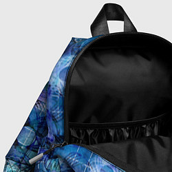 Детский рюкзак Абстракция - акварельный узор, цвет: 3D-принт — фото 2