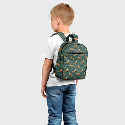 Детский рюкзак Лисы паттерн, цвет: 3D-принт — фото 2