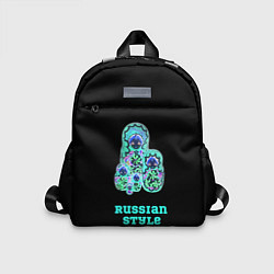 Детский рюкзак Русский стиль матрешка, цвет: 3D-принт
