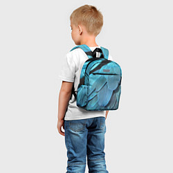 Детский рюкзак Перья попугая, цвет: 3D-принт — фото 2
