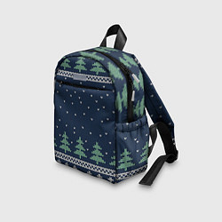 Детский рюкзак Зимняя ночь, цвет: 3D-принт — фото 2