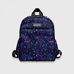 Детский рюкзак Растительный узор паттерн, цвет: 3D-принт