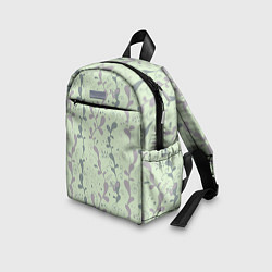 Детский рюкзак Растительный зеленый узор, цвет: 3D-принт — фото 2