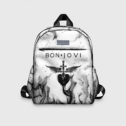 Детский рюкзак BON JOVI HEART СЕРДЦЕ, цвет: 3D-принт