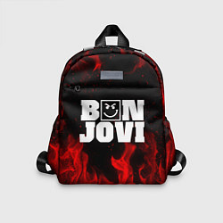 Детский рюкзак BON JOVI HAVE A NICE DAY FIRE ОГОНЬ, цвет: 3D-принт