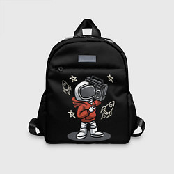 Детский рюкзак Астронавт с магнитофоном, цвет: 3D-принт