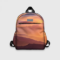 Детский рюкзак Закат в горах, цвет: 3D-принт