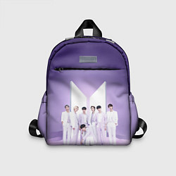 Детский рюкзак BTS Purple, цвет: 3D-принт