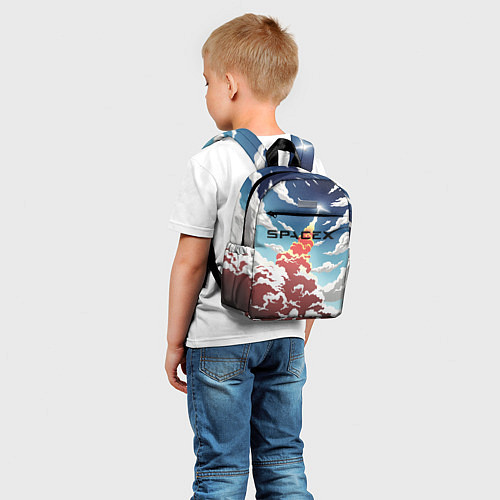 Детский рюкзак Ракета SpaceX / 3D-принт – фото 5