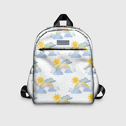 Детский рюкзак Погода, цвет: 3D-принт