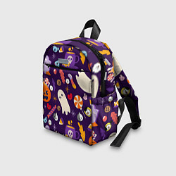 Детский рюкзак HALLOWEEN BTS BT21 PATTERN БТ21 БТС ХЕЛЛОУИН, цвет: 3D-принт — фото 2