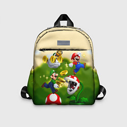 Детский рюкзак Mario Coins, цвет: 3D-принт