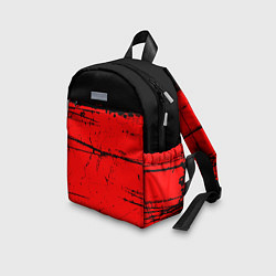 Детский рюкзак КРАСНЫЙ ГРАНЖ RED GRUNGE, цвет: 3D-принт — фото 2