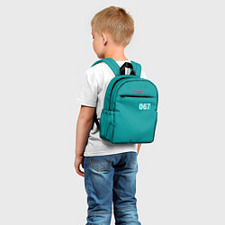 Детский рюкзак Игра в кальмара: 067, цвет: 3D-принт — фото 2