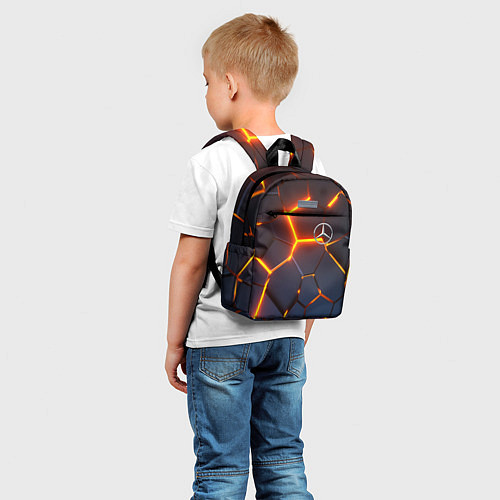 Детский рюкзак MERCEDES-BENZ AMG 3D ГЕОМЕТРИЯ / 3D-принт – фото 5