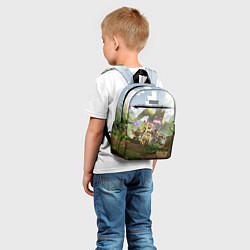 Детский рюкзак МАЙНКРАФТ ГЕРОИ ПРОТИВ ЗЛА, цвет: 3D-принт — фото 2