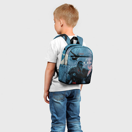 Детский рюкзак ASSASSINS CREED VALHALLA ЭЙВОР И ВОРОН / 3D-принт – фото 5