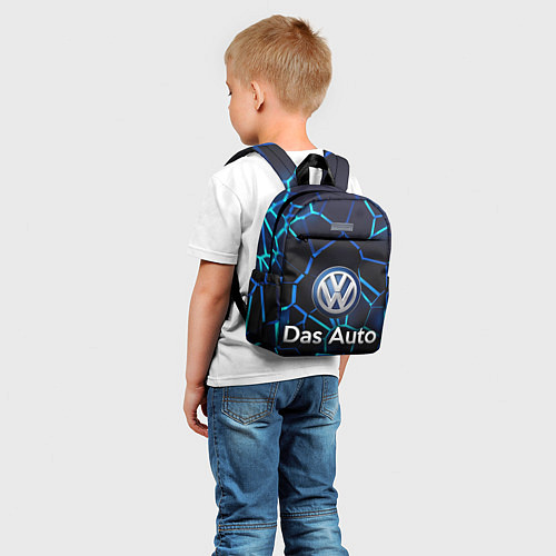 Детский рюкзак Volkswagen слоган Das Auto / 3D-принт – фото 5