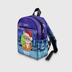 Детский рюкзак Новый Год тигра 2022, цвет: 3D-принт — фото 2