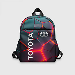 Детский рюкзак TOYOTA 3D NEON ТОЙОТА 3Д ПЛИТЫ НЕОН, цвет: 3D-принт