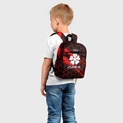 Детский рюкзак Чёрный клевер: Соты, цвет: 3D-принт — фото 2