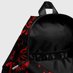 Детский рюкзак BERSERK BLACK RED БЕРСЕРК ПАТТЕРН, цвет: 3D-принт — фото 2