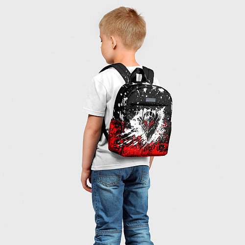 Детский рюкзак Берсерк: Брызги красок / 3D-принт – фото 5