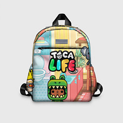 Детский рюкзак Toca Life: Crocodile, цвет: 3D-принт