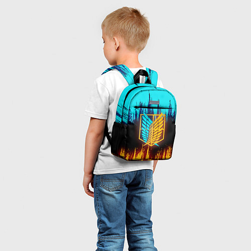 Детский рюкзак Атака Титанов: Освещение / 3D-принт – фото 5