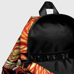 Детский рюкзак Пламенный столб Ренгоку Кенджуро, цвет: 3D-принт — фото 2