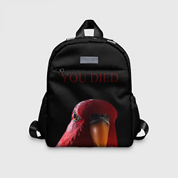 Детский рюкзак Красный попугай Red parrot