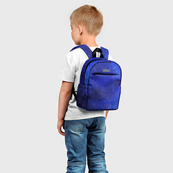 Детский рюкзак Синее размытие, цвет: 3D-принт — фото 2