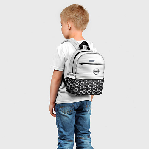 Детский рюкзак Nissan Стальная решетка / 3D-принт – фото 5
