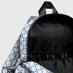 Детский рюкзак Клетка с узором, цвет: 3D-принт — фото 2