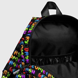 Детский рюкзак GEOMETRY DASH УЗОР PATTERN, цвет: 3D-принт — фото 2