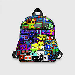 Детский рюкзак GEOMETRY DASH ВСЕ СКИНЫ, цвет: 3D-принт