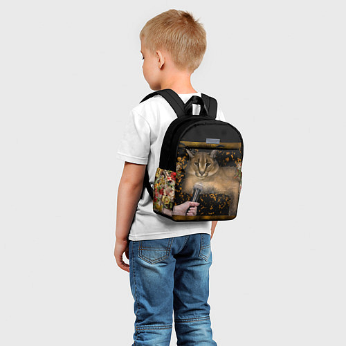 Детский рюкзак BIG FLOPPA - РУССКИЙ ШЛЁПА / 3D-принт – фото 5