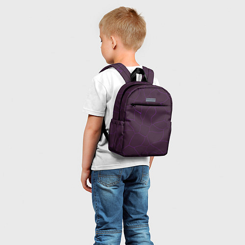 Детский рюкзак Вишневые разломы / 3D-принт – фото 5