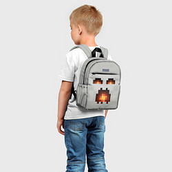 Детский рюкзак МАЙНКРАФТ, ГАСТ ОГНЕННЫЙ, цвет: 3D-принт — фото 2