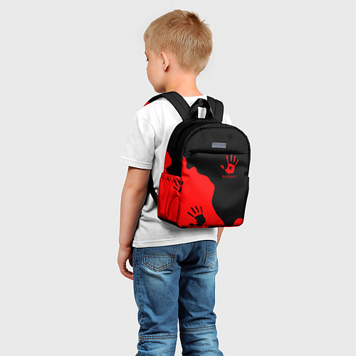 Детский рюкзак WE KNOW RED LOGO / 3D-принт – фото 5
