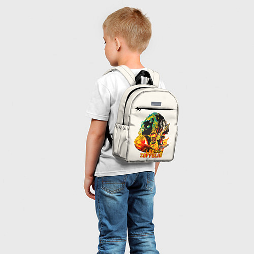 Детский рюкзак Группа Led Zeppelin арт / 3D-принт – фото 5