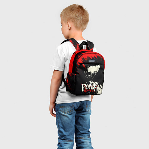 Детский рюкзак Poppy Playtime: Red & Black / 3D-принт – фото 5