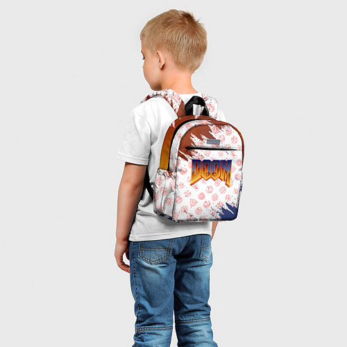 Детский рюкзак RUNES DOOM LOGO / 3D-принт – фото 5