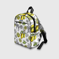 Детский рюкзак Лимонный паттерн, цвет: 3D-принт — фото 2