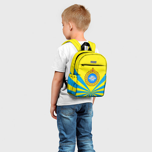 Детский рюкзак Большая эмблема ВВС РФ / 3D-принт – фото 5